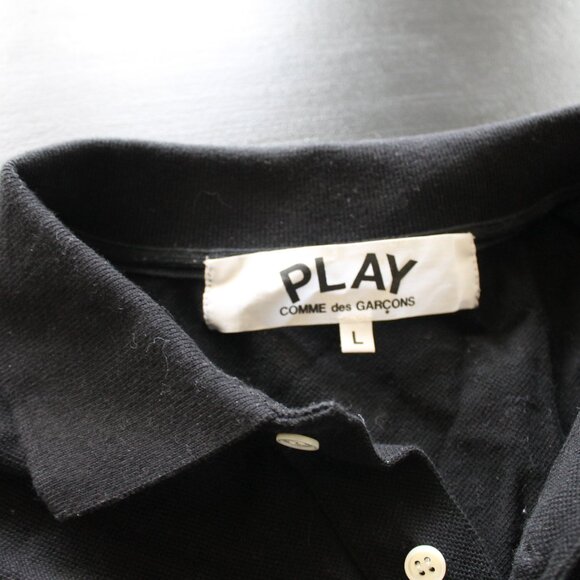 Comme des Garcons black large polo shirt - Picture 3 of 4